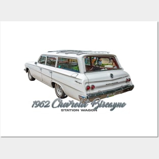 1962 Chevrolet Biscayne Station Wagon Posters and Art